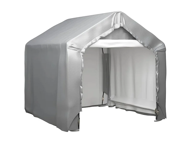 Tente de rangement Gris 180x180 Acier galvanisé