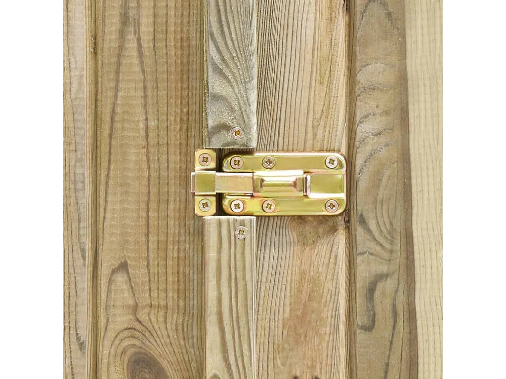 Abri à outils de jardin 123x50x171 Pinède imprégnée