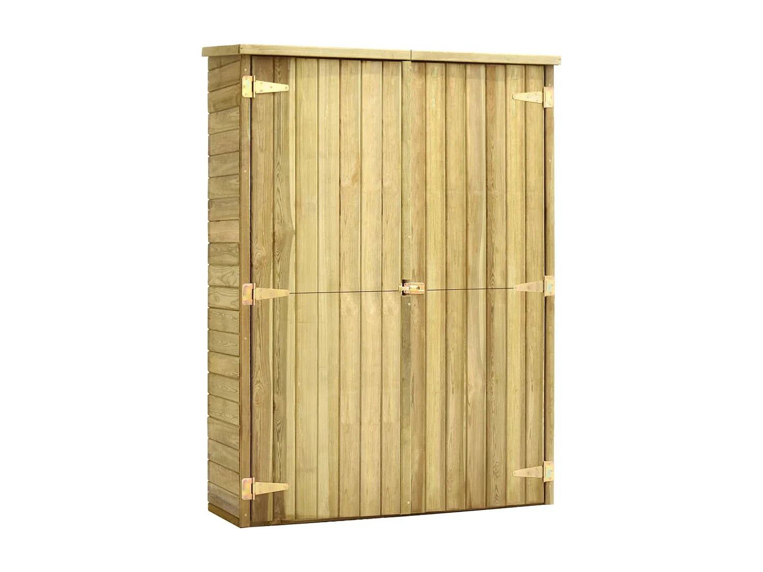 Abri à outils de jardin 123x50x171 Pinède imprégnée