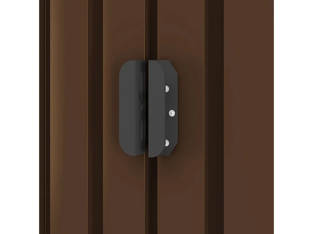 Abri de stockage pour jardin Marron 257x205x178 Acier