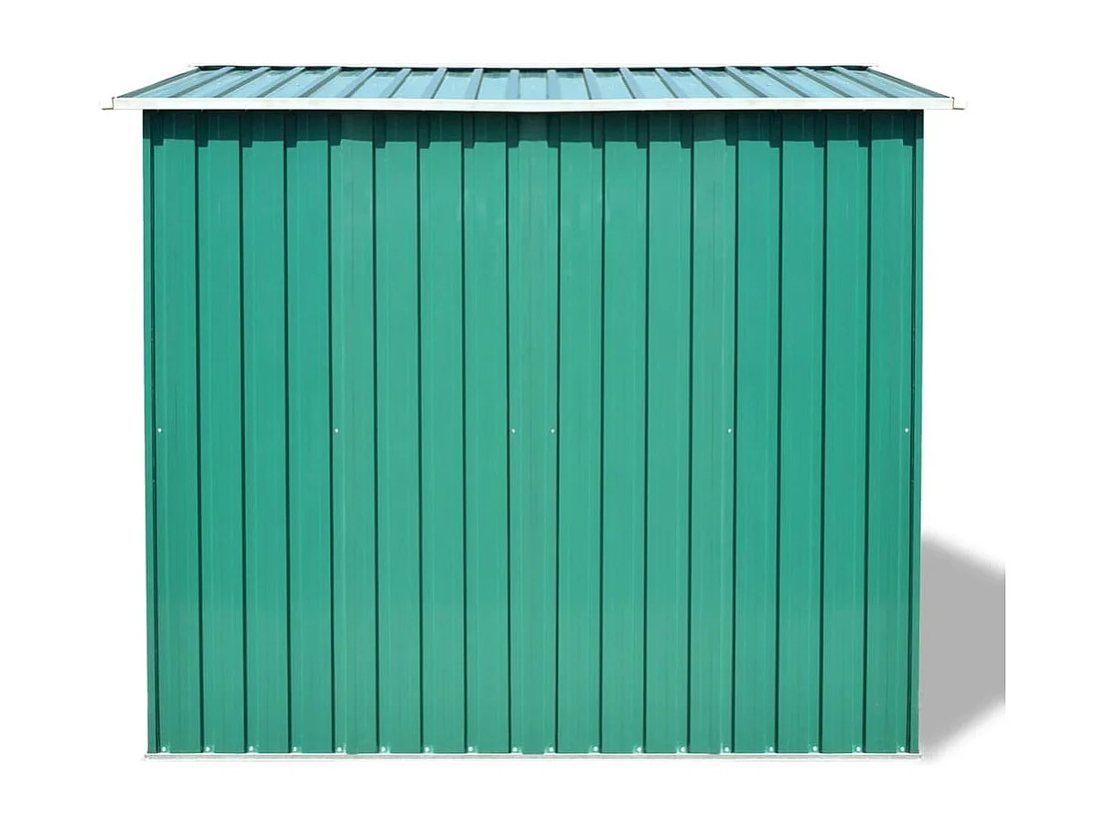 Abri de stockage pour jardin Métal Vert 257 x 205x178