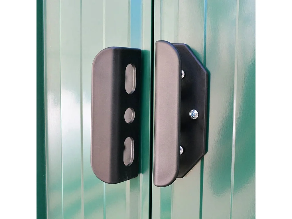Abri de stockage pour jardin Métal Vert 257 x 205x178