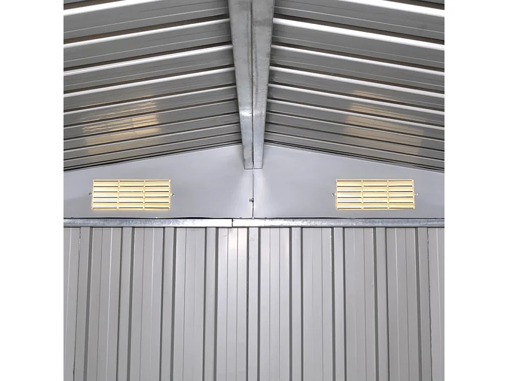 Abri de stockage pour jardin Métal Vert 257 x 205x178