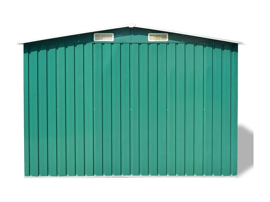 Abri de stockage pour jardin Métal Vert 257 x 205x178