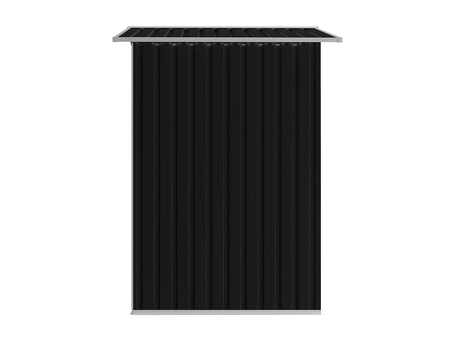 Abri de stockage pour jardin Anthracite Acier 204x132x186