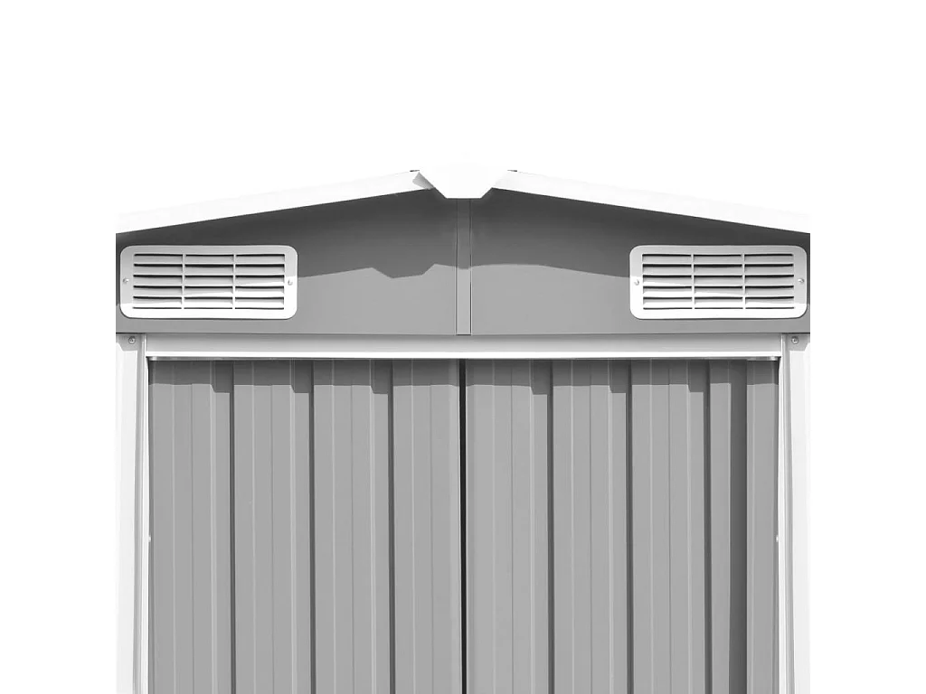 Abri de jardin 257x580x181 Métal Gris