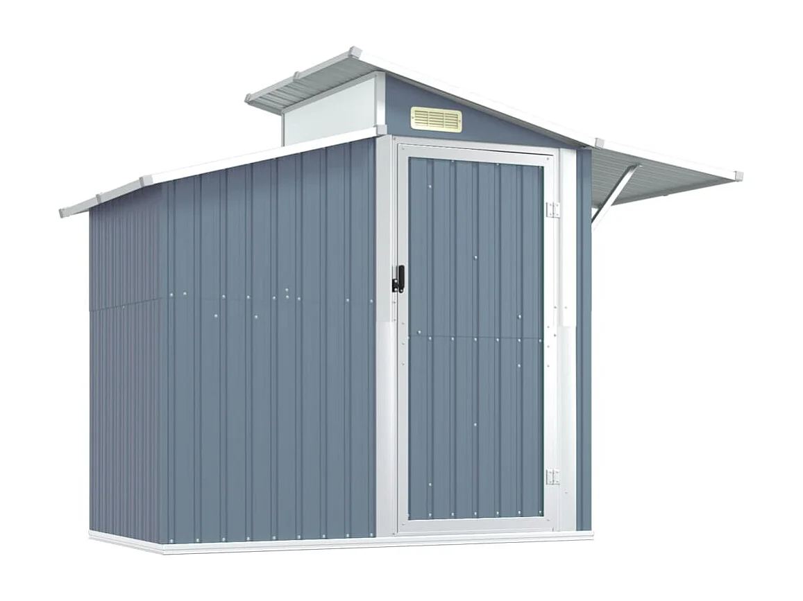 Abri de jardin Gris 270x130x208,5 Acier galvanisé
