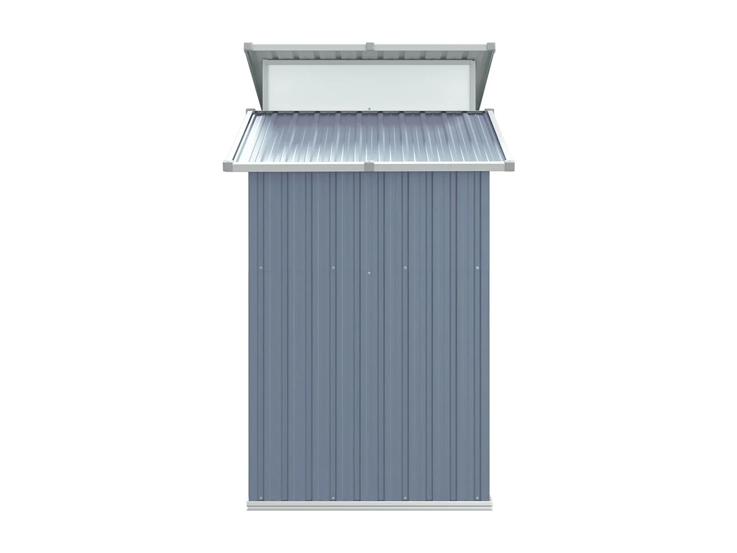 Abri de jardin Gris 270x130x208,5 Acier galvanisé