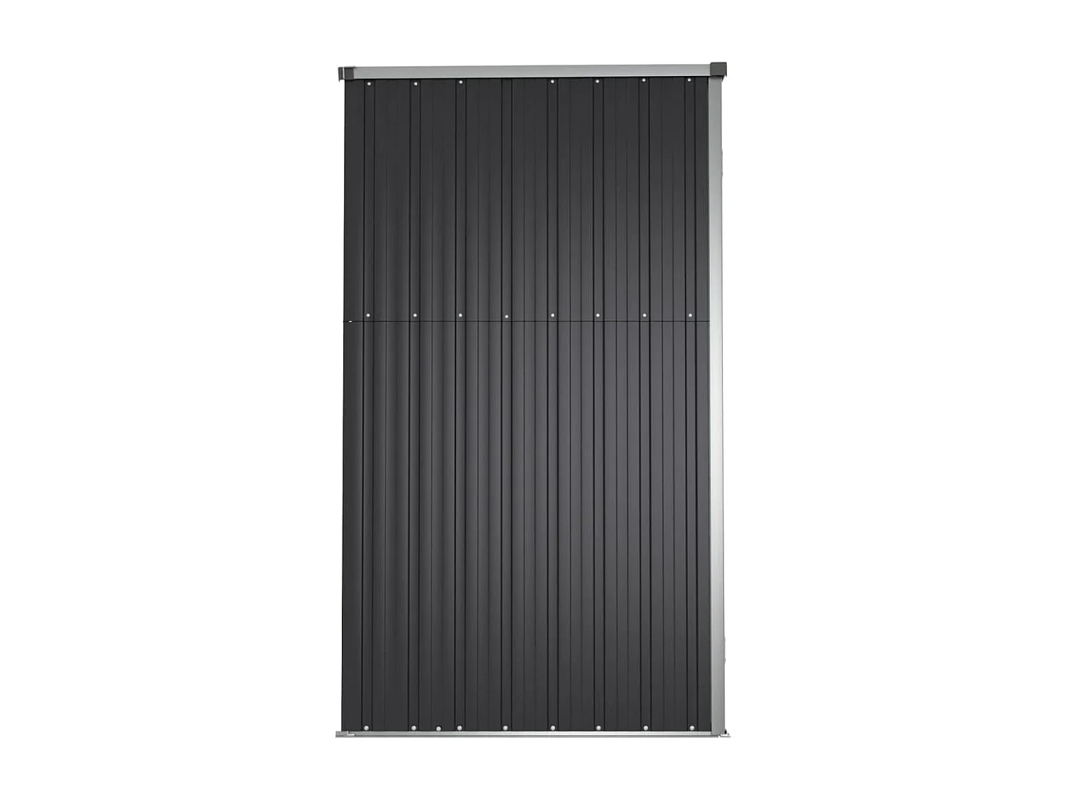 Abri à outils de jardin Anthracite 161x89x161 Acier galvanisé