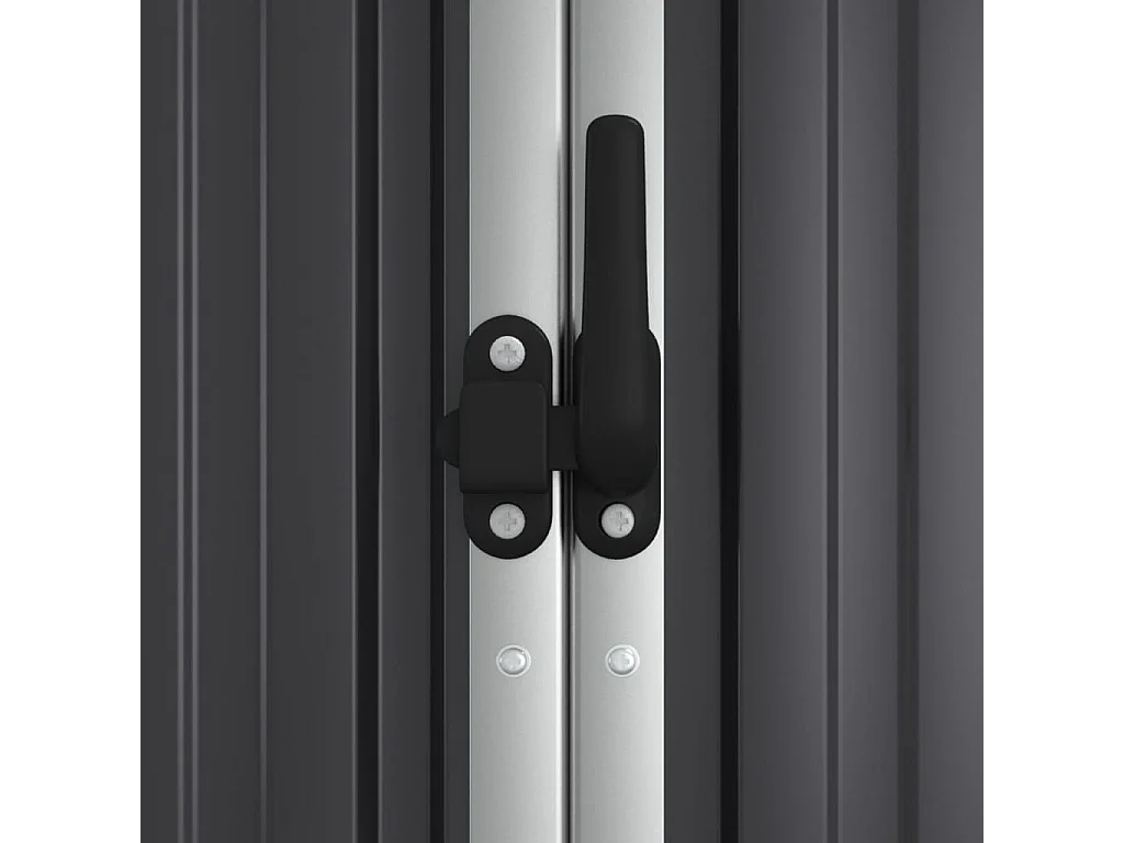 Abri à outils de jardin Anthracite 161x89x161 Acier galvanisé