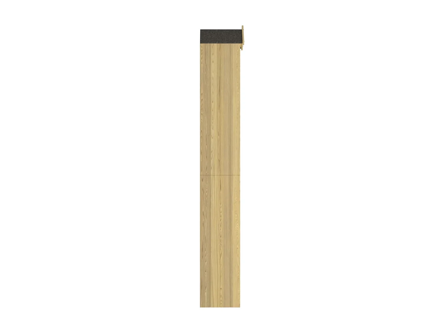 Abri à outils de jardin 40x33x222 Bois de pin imprégné
