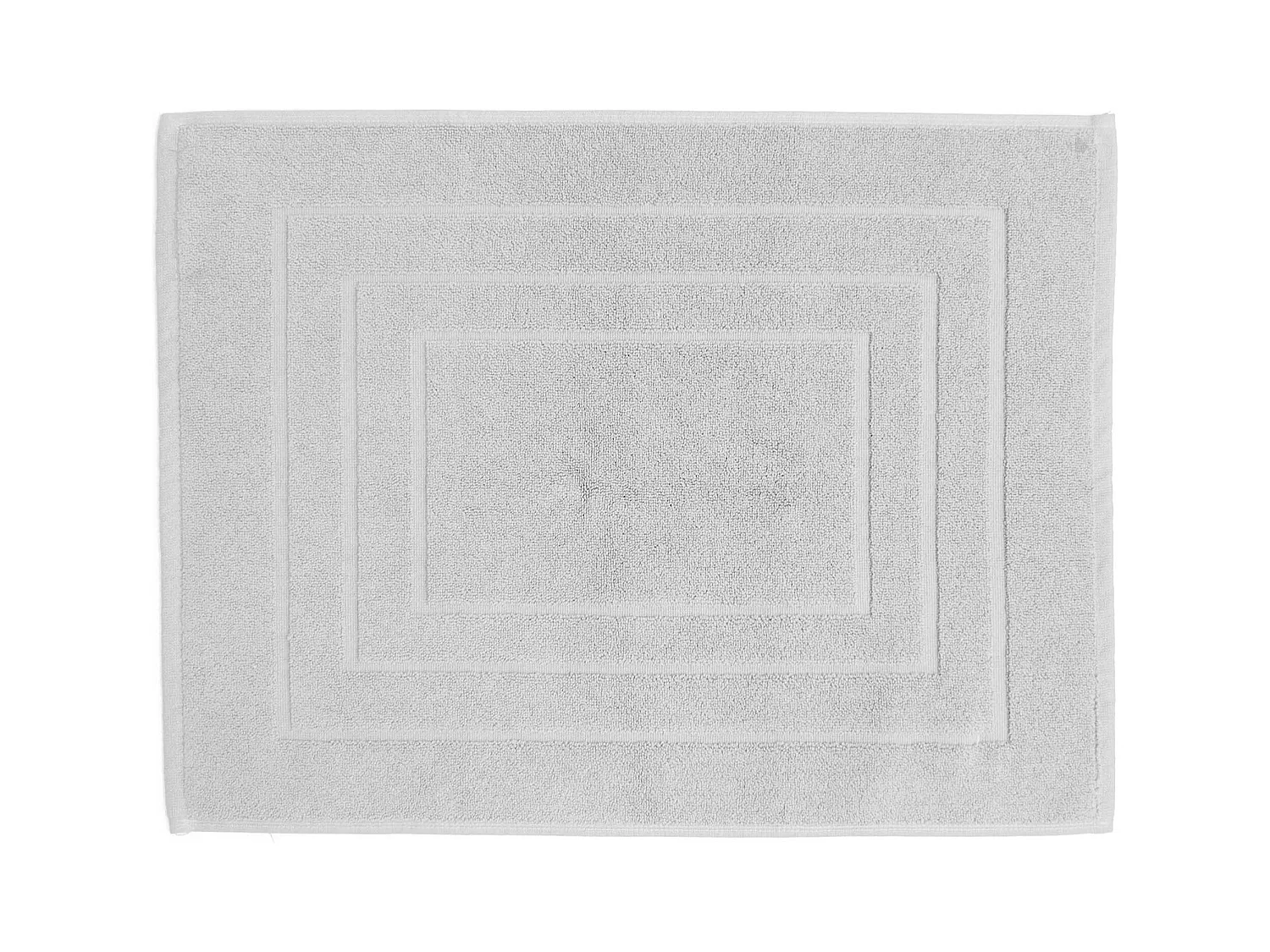 Tapis de bain coton 1000g/m2 collection NAÏA 80x60 cm blanc Craie