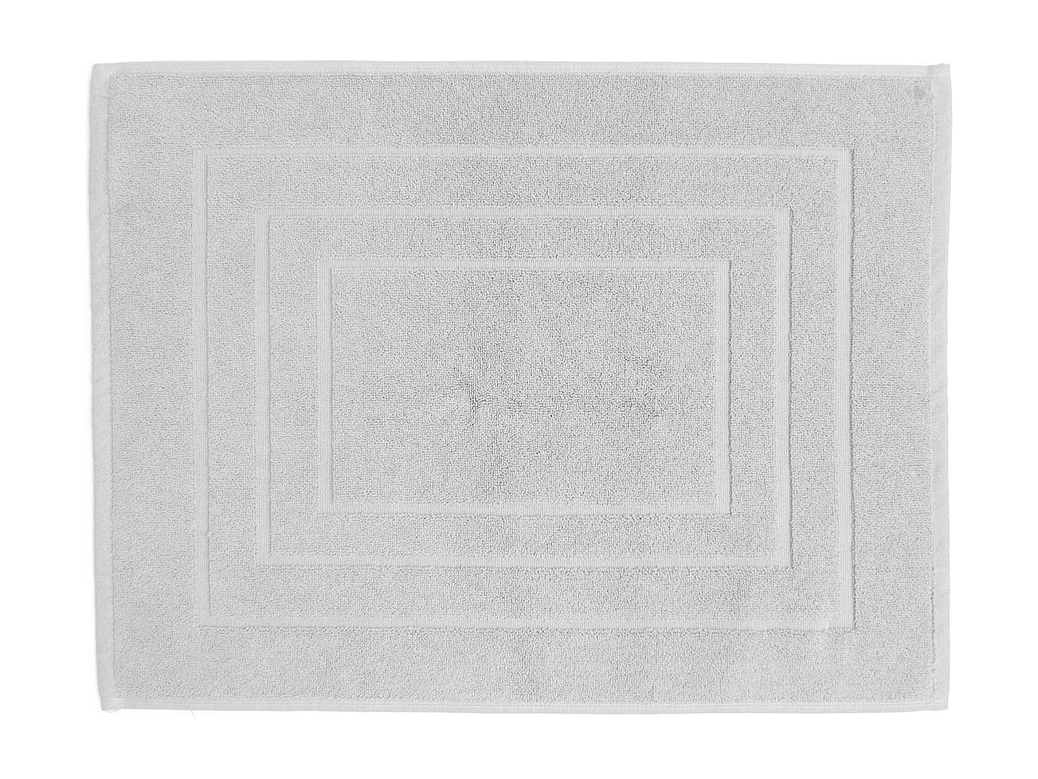 Tapis de bain coton 1000g/m2 collection NAÏA 80x60 cm blanc Craie