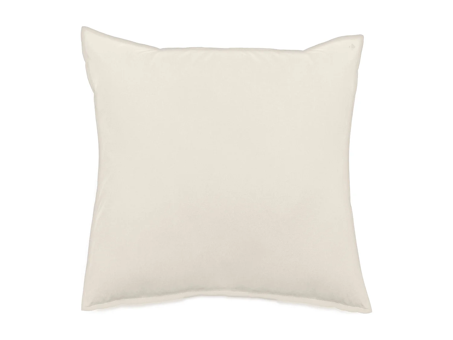 Taie d'oreiller lin et coton 65x65 cm collection OPERA beige ivoire