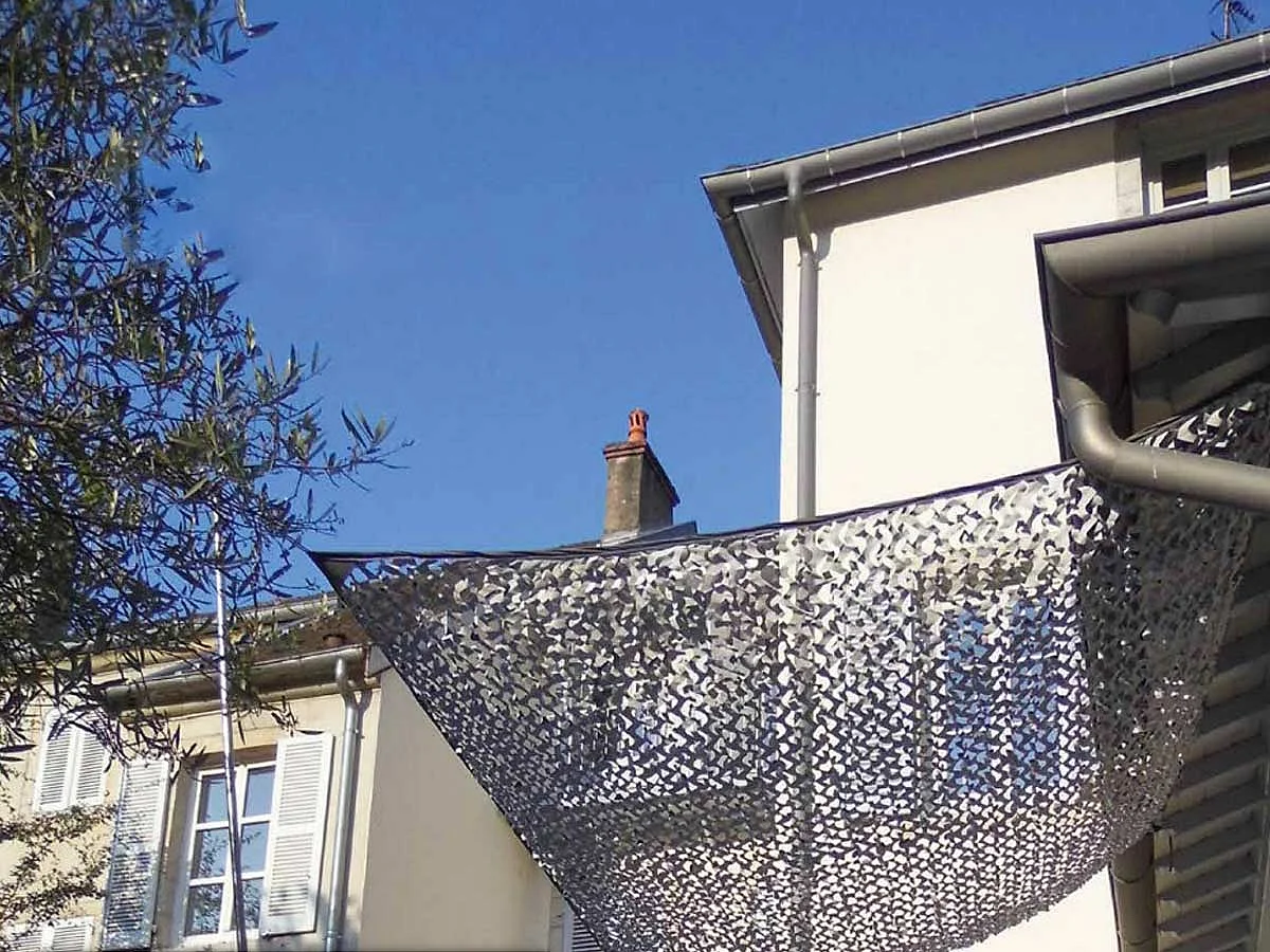 Filet d'ombrage rectangulaire bicolore - Jardiline