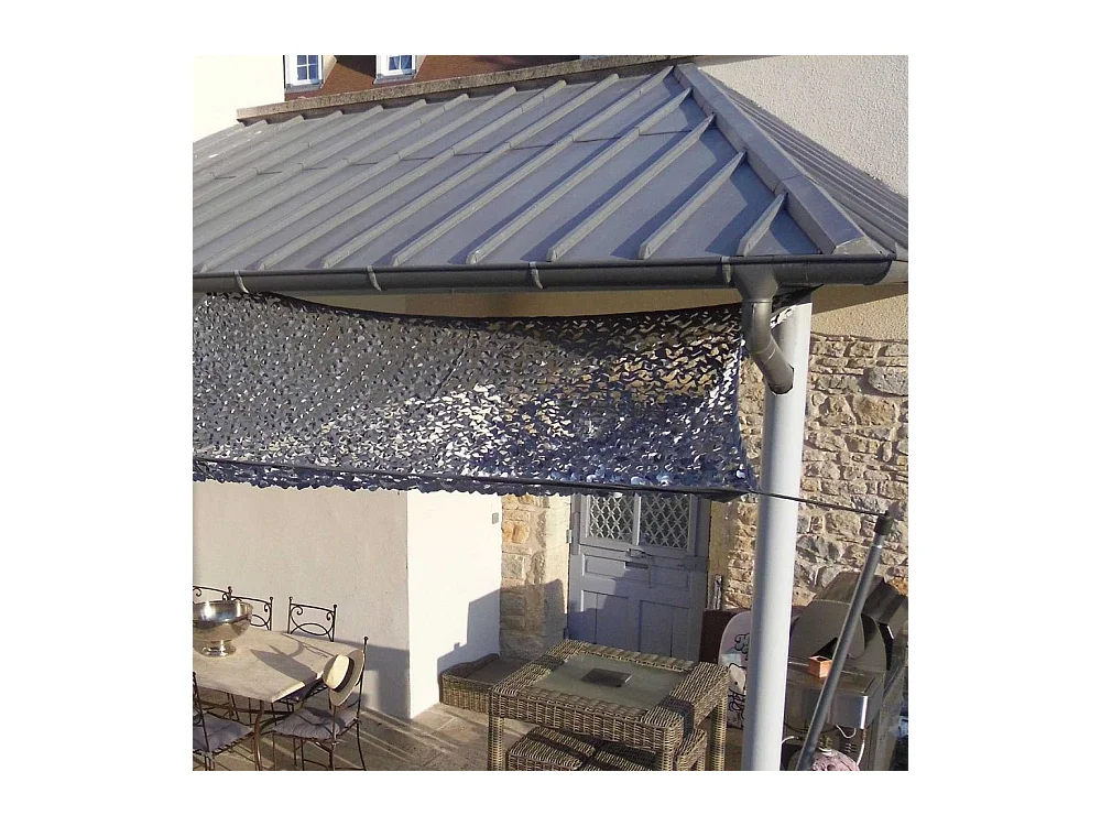 Filet d'ombrage rectangulaire bicolore - Jardiline