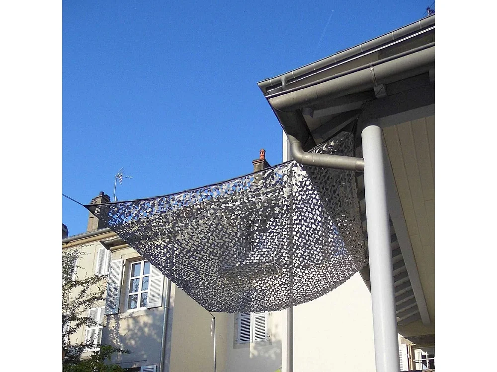 Filet d'ombrage rectangulaire bicolore - Jardiline