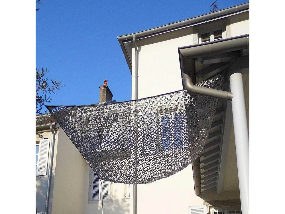 Filet d'ombrage rectangulaire bicolore - Jardiline