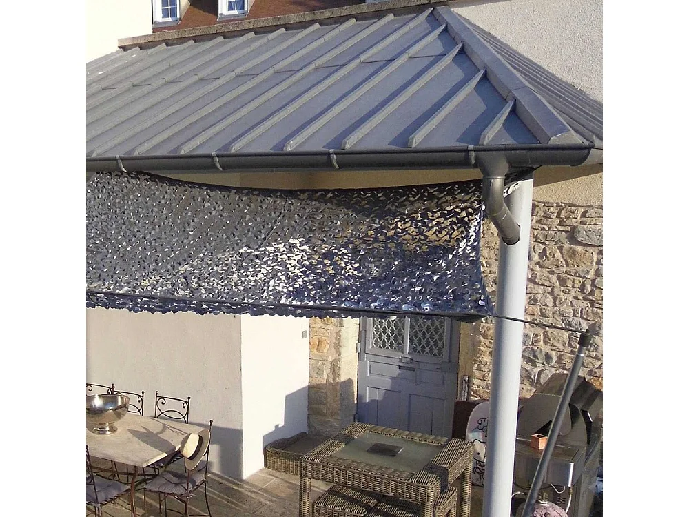 Filet d'ombrage rectangulaire bicolore - Jardiline