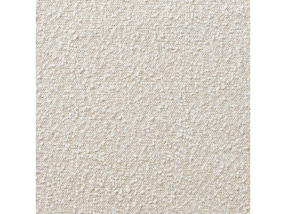 Cali - Lit coffre en tissu bouclette 160x200cm - Écru