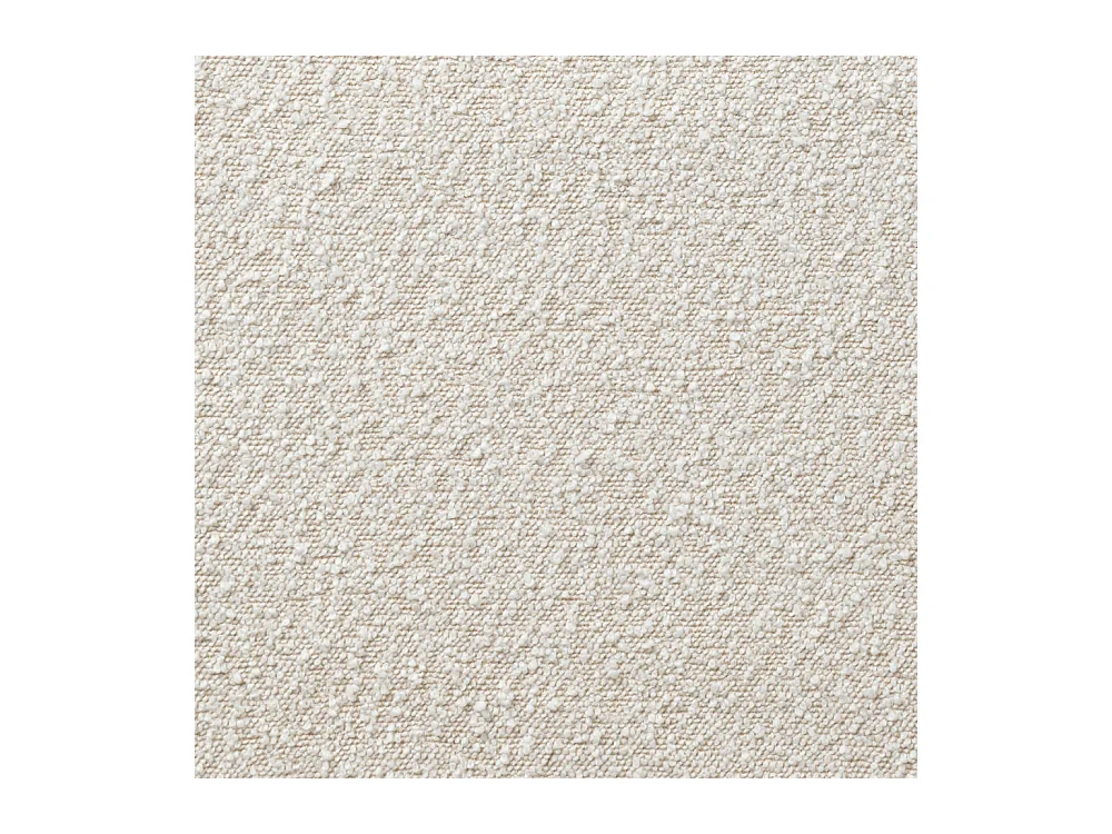 Cali - Lit coffre en tissu bouclette 160x200cm - Écru