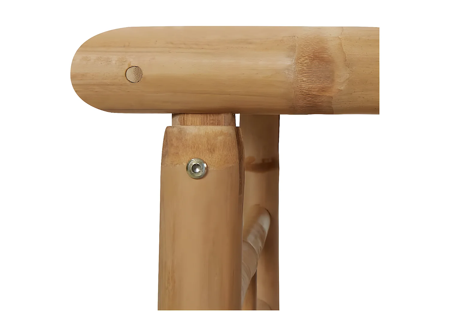 Salon de jardin 4 pcs avec coussins Bambou