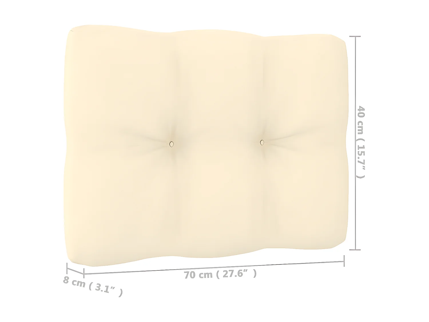 Salon de jardin 11 pcs avec coussins Marron miel Bois de pin