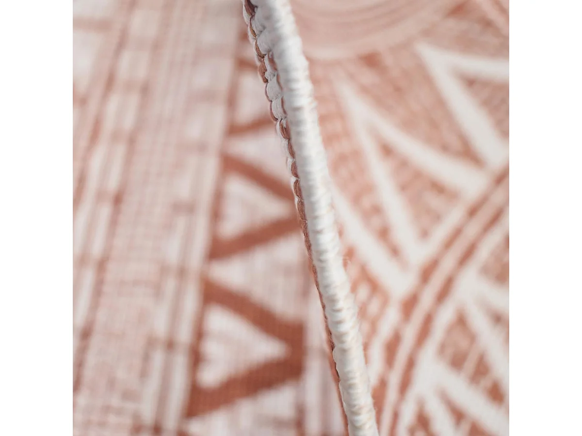 Tapis extérieur, kilim reversible 120x170 LYN2 BG REVERSIBLE rouge