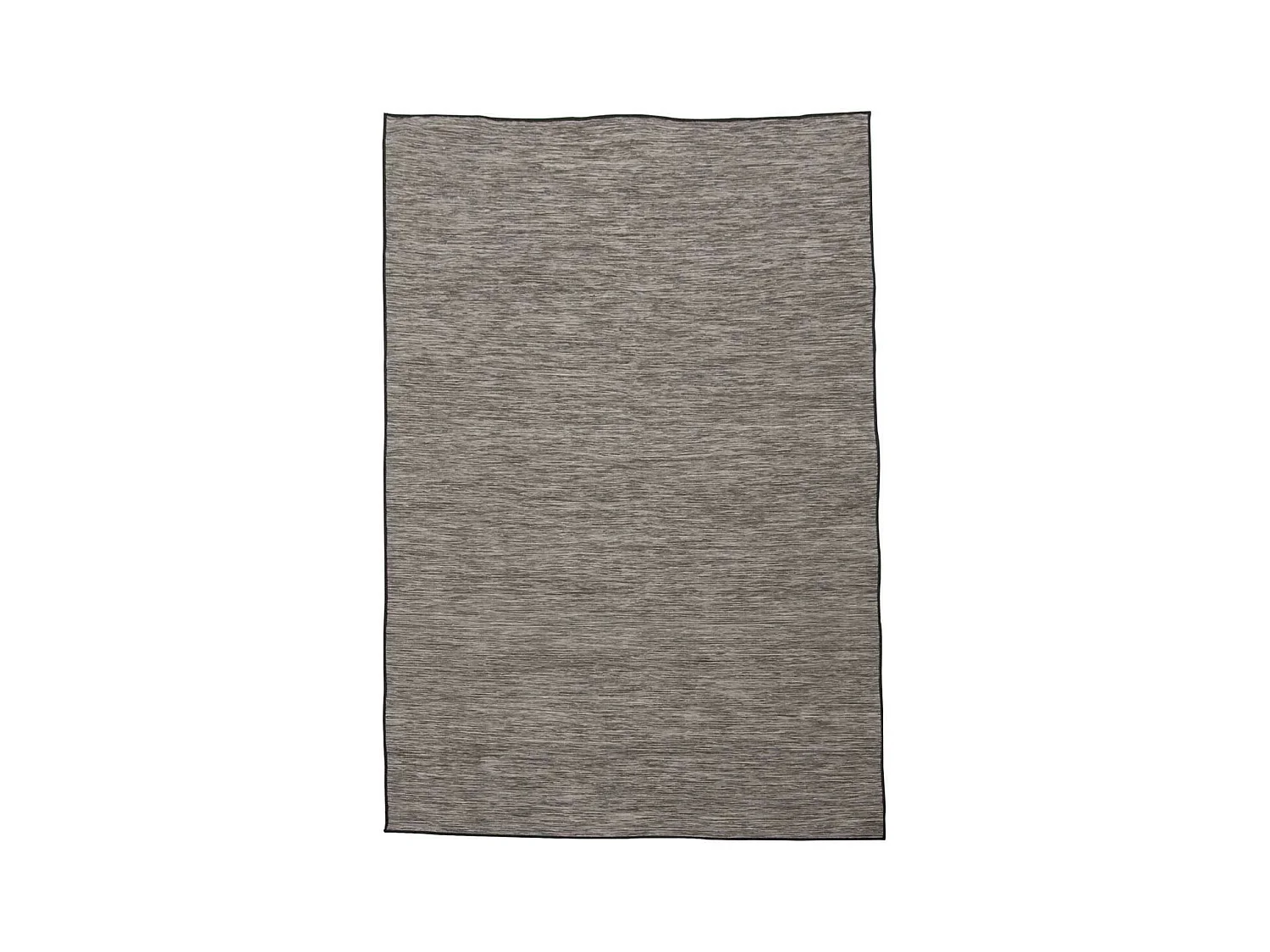 Tapis extérieur 160x220 tissé kilim gris foncé SUNDANCE