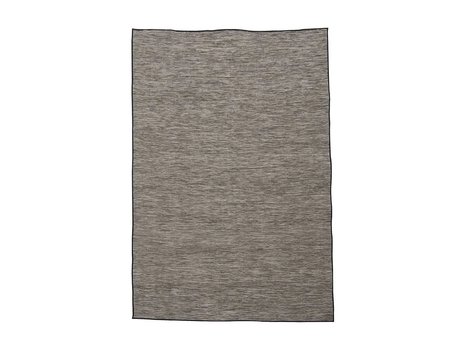 Tapis extérieur 160x220 tissé kilim gris foncé SUNDANCE