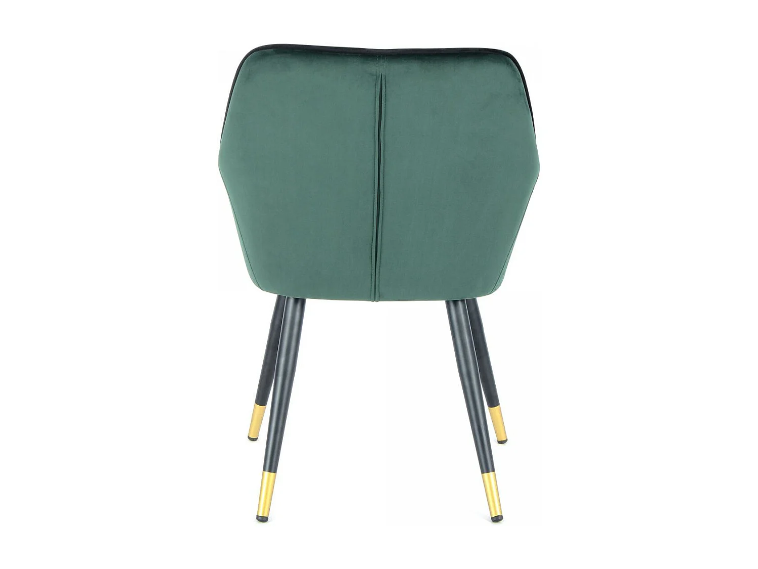Fauteuil semi artisanal AFA 61x58,8x86 vert foncé et noir