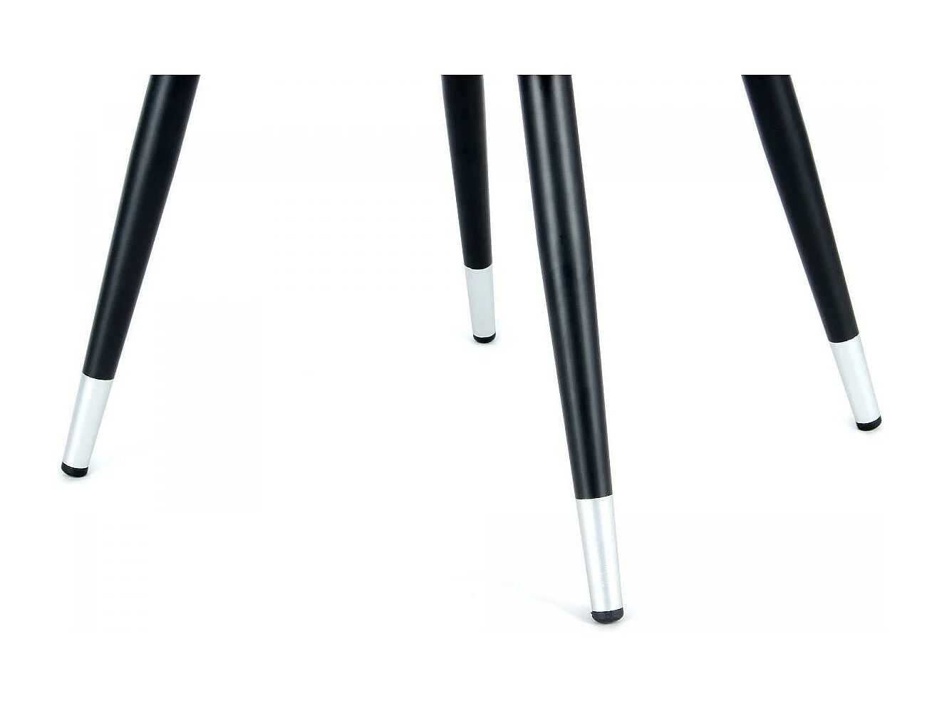 Fauteuil semi artisanal AGA 61x58,8x86 gris et noir