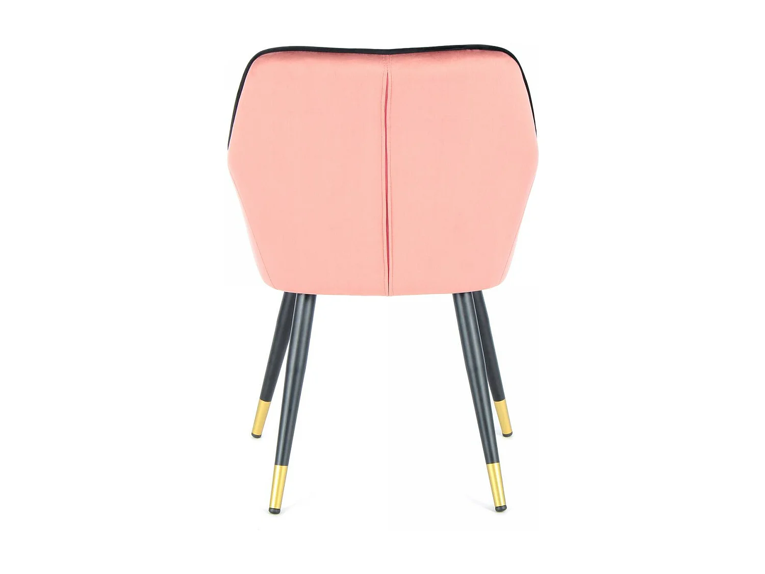 Fauteuil semi artisanal AFA 61x58,8x86 rose et noir