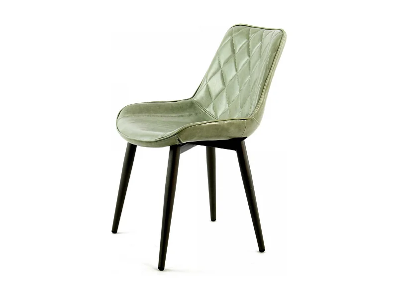 Fauteuil semi artisanal LOT DE 2 AMA 60x51x80 vert clair