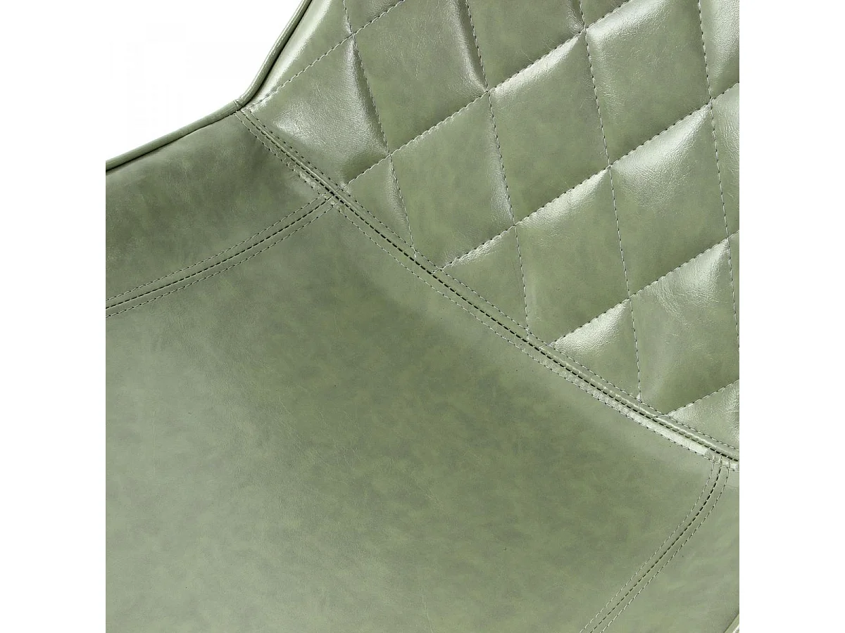 Fauteuil semi artisanal LOT DE 2 AMA 60x51x80 vert clair