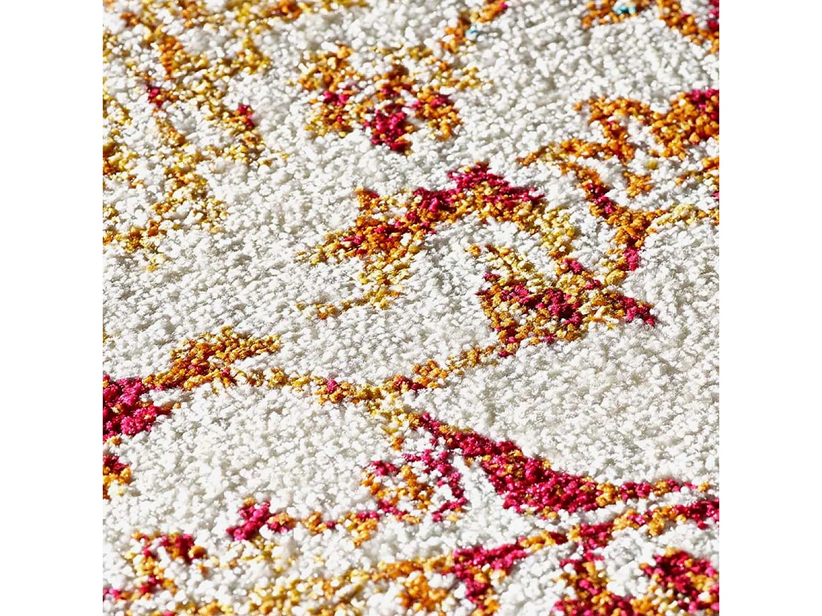 Tappeto orientale 60x110 rettangolo multicolore tessuto motivo ancestrale DESTRUCT 1