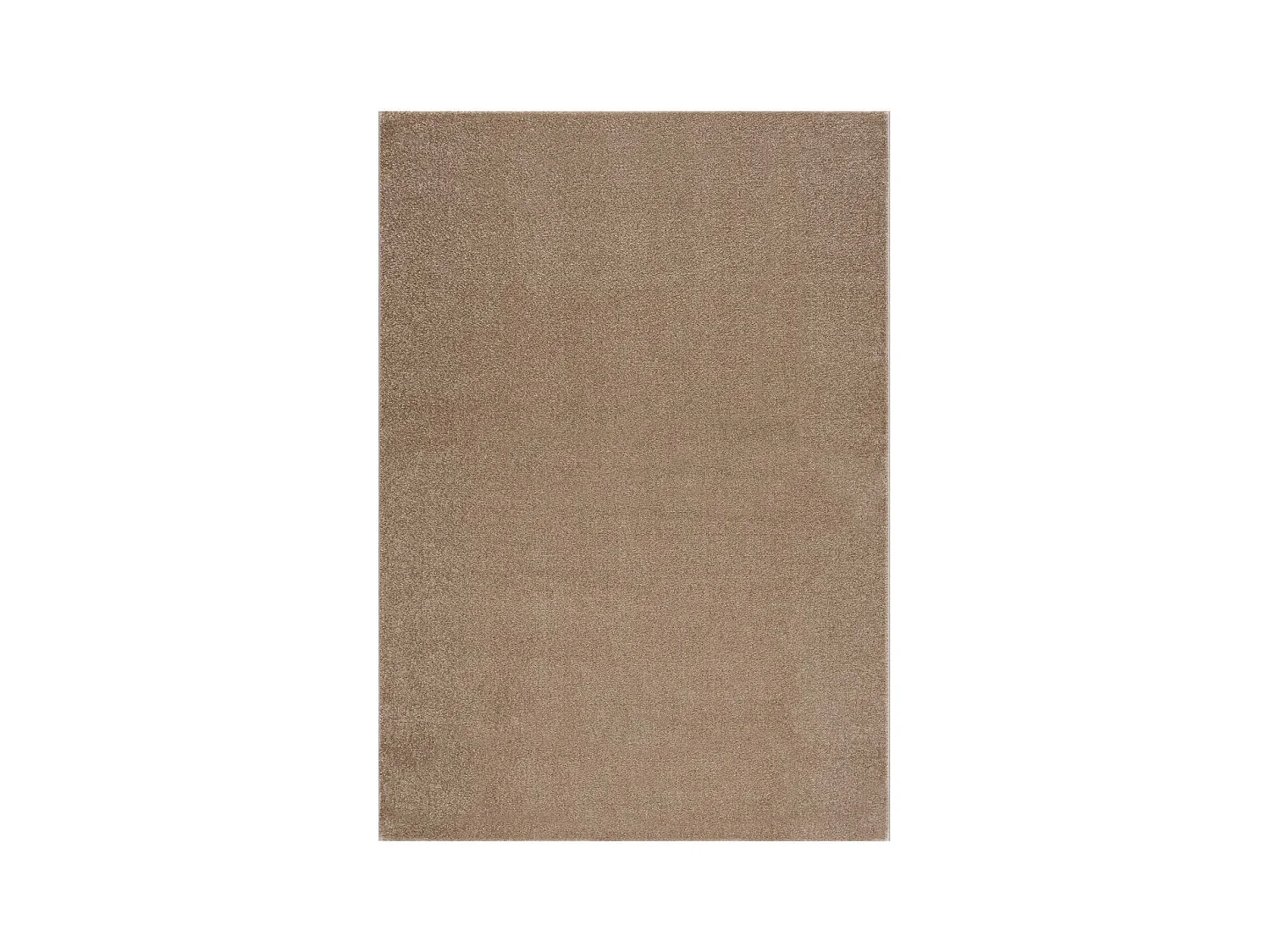 tapis chambre 120x170 tissé beige rectangle motif uni NOSSA