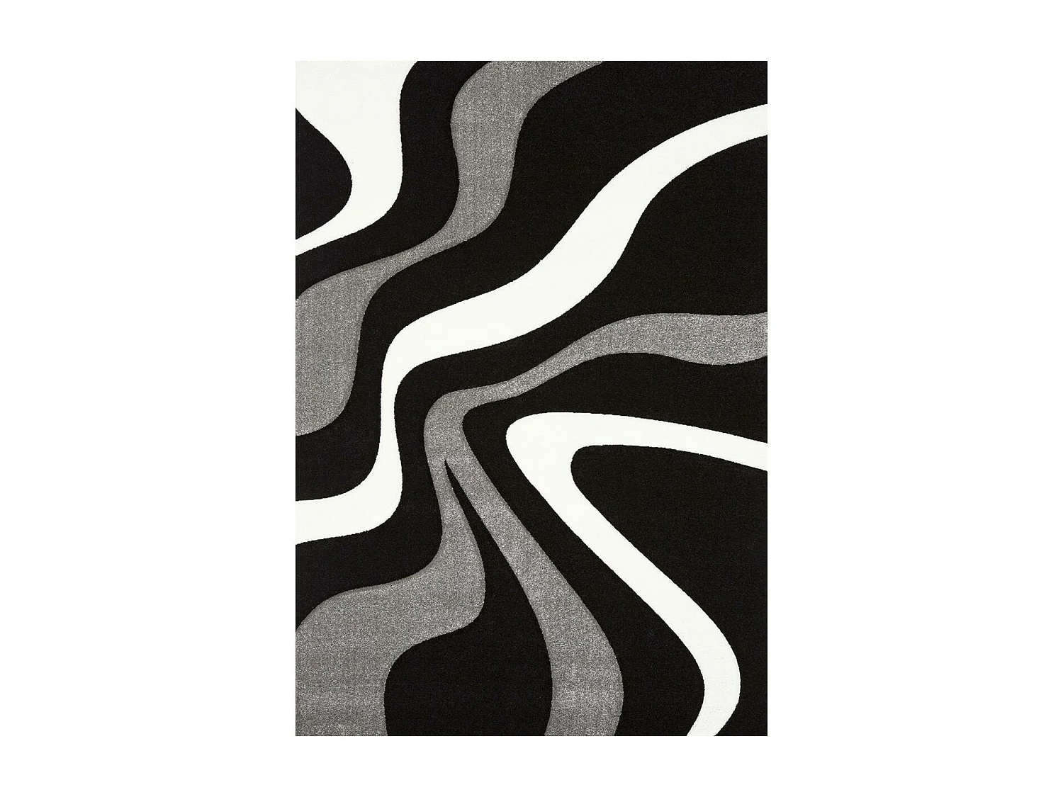 Tapis salon 160x230 cm Rectangulaire DIAMOND 760-910 Gris Salon adapté au chauffage par le sol