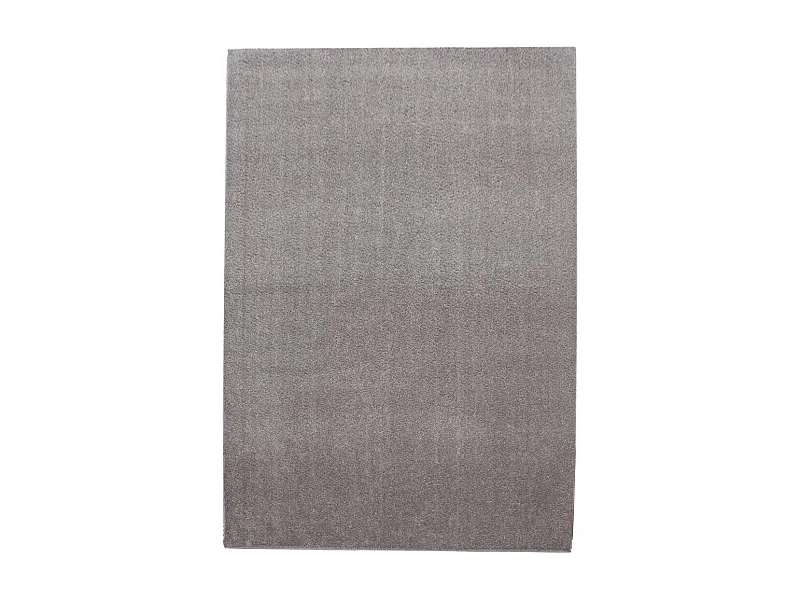 tapis salon 160x230 tissé beige rectangle motif uni SOULA