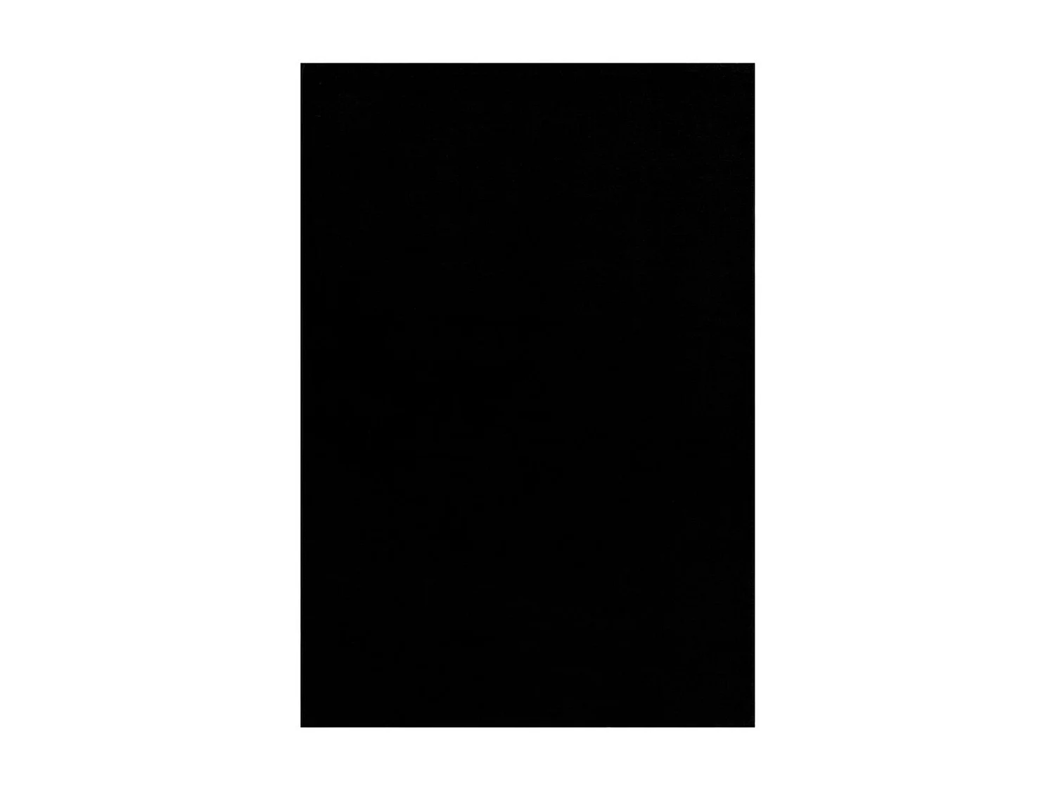 tapis salle de jeux Ø150cm tissé noir rond motif uni NOSSA