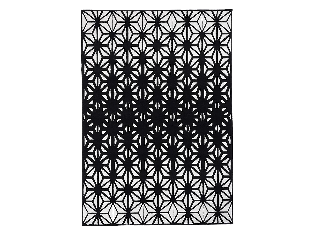 Tappeto per camera da letto motivo geometrico intrecciato AF1 RECTO