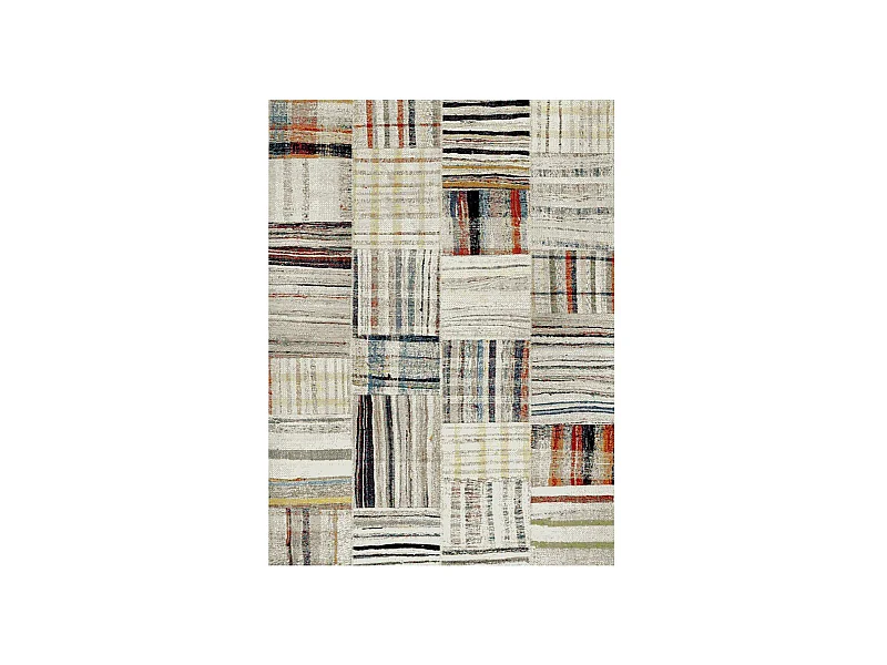 Tapis salon 80x150 cm Rectangulaire MOROCCO 831-72 Beige Chambre adapté au chauffage par le sol