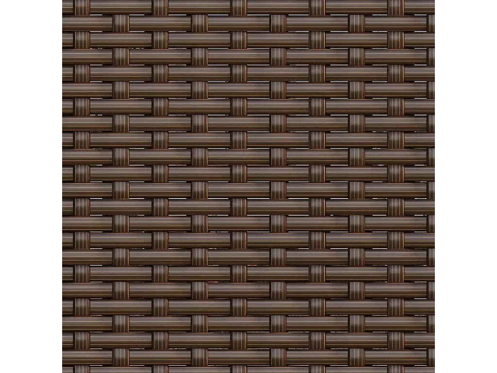 Salon de jardin Marron Résine tressée