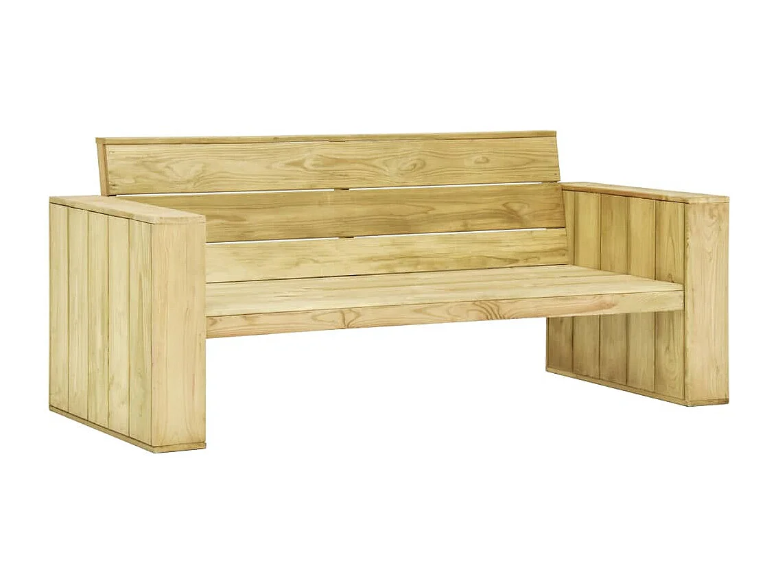 Salon de jardin 5 pcs Bois de pin imprégné