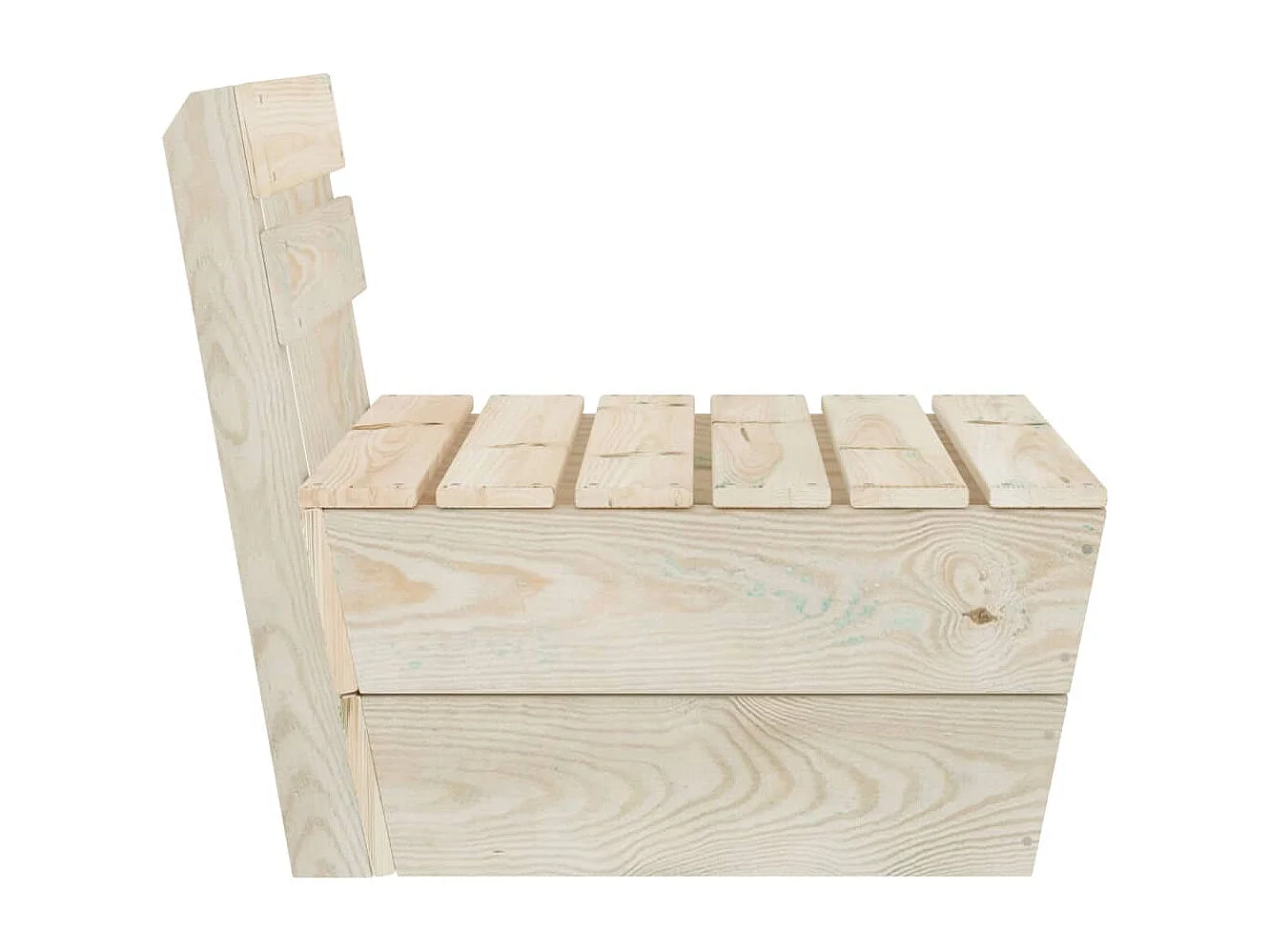 Salon de jardin 2 pcs Bois d'épicéa imprégné