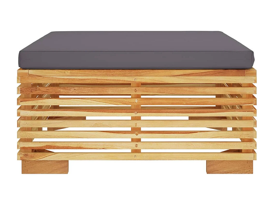 Salon de jardin 2 pcs Bois de teck massif