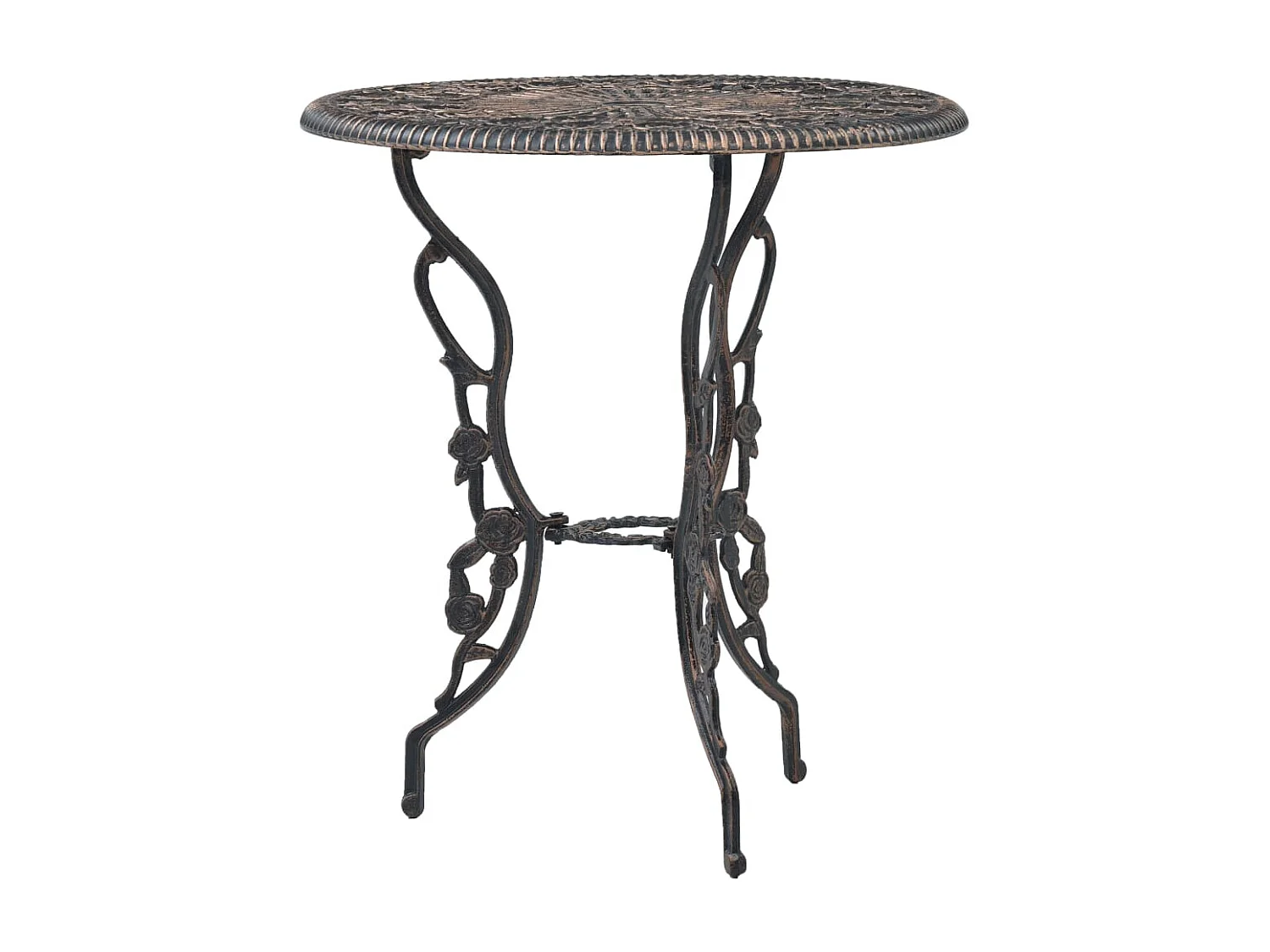 Salon de bistro 3 pcs Aluminium coulé