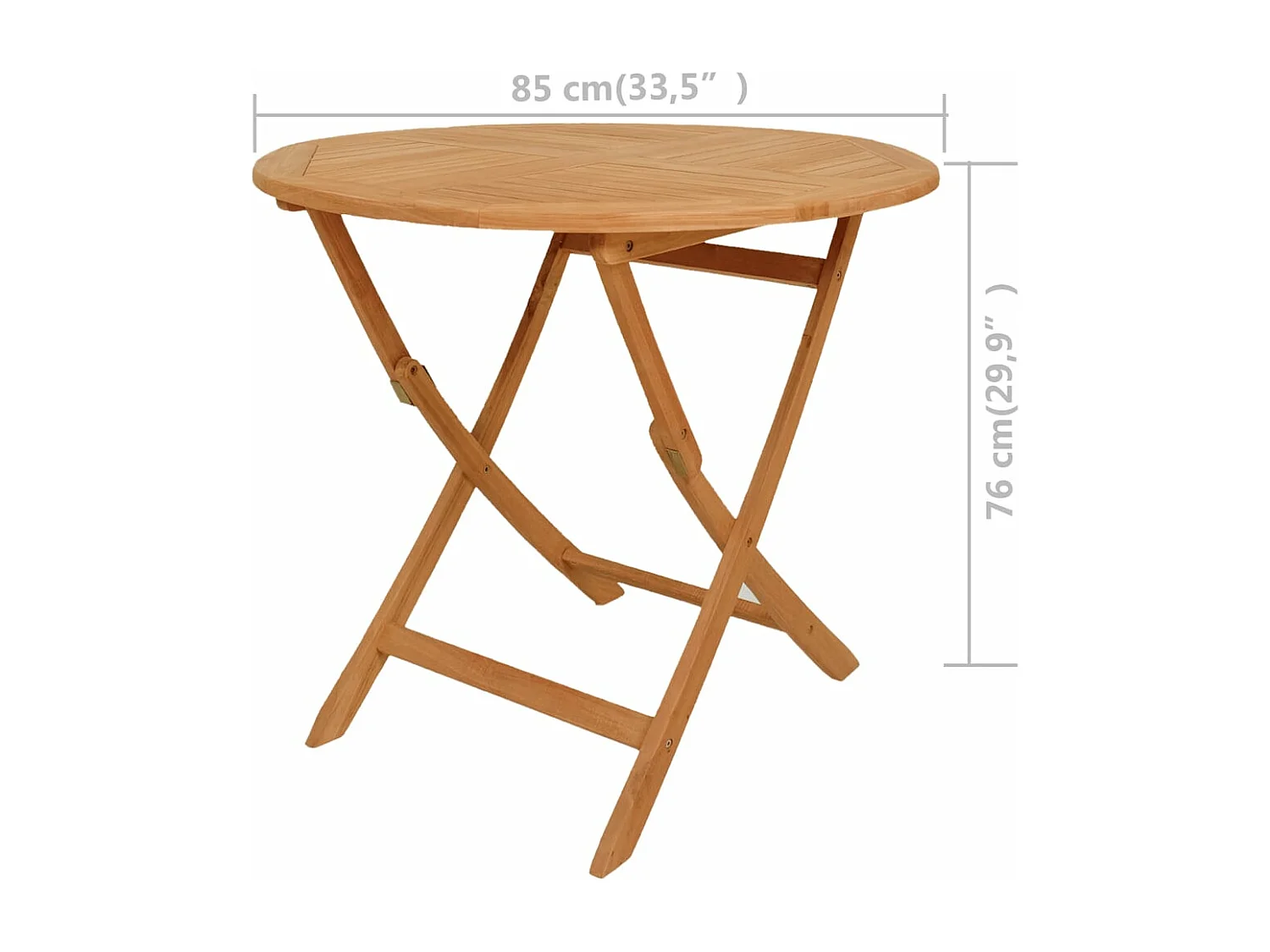 Salon de jardin 5 pcs Bois de teck massif