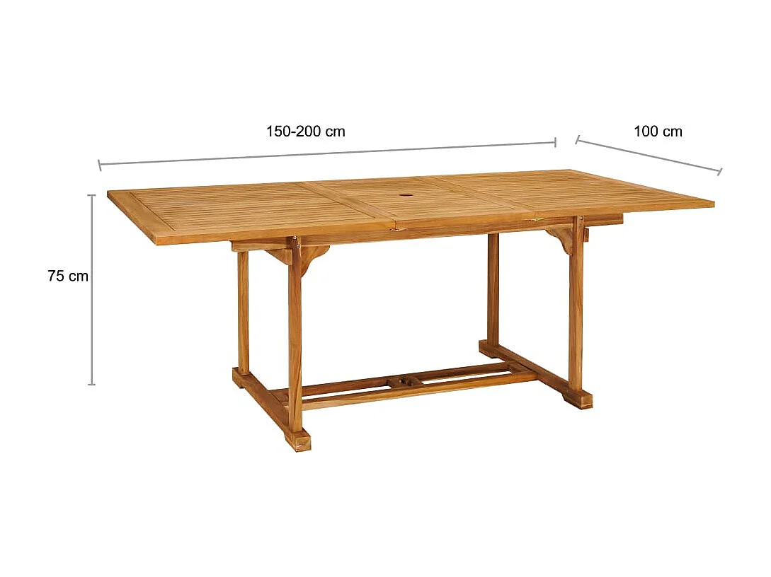 Tuinmeubelen 7-delig Massief teakhout