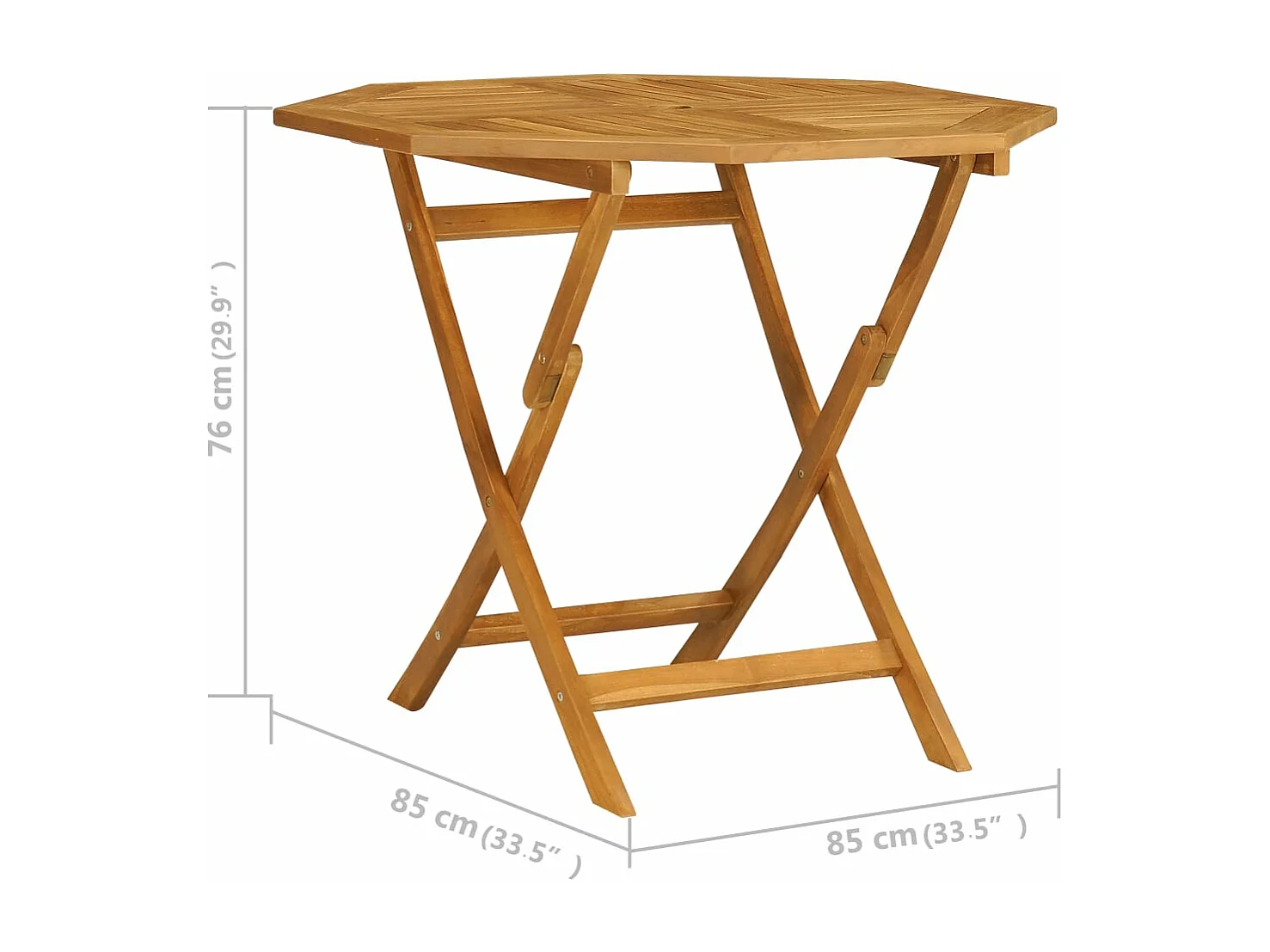 Gartenmöbel 5 Stück Massives Teakholz